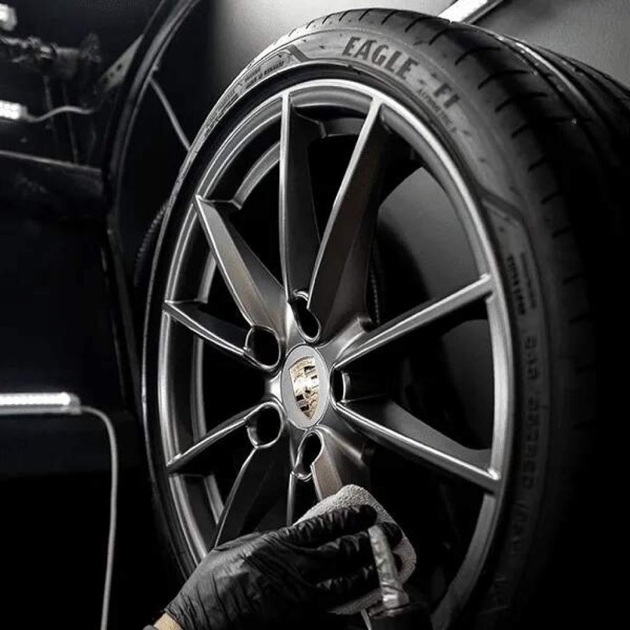 Ceramic Pro Wheel & Caliper applied by hand to the wheel face